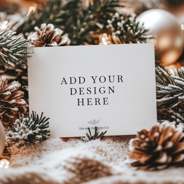 Impressão de cartões de férias panorâmicos 5x7" (Criador carregado)