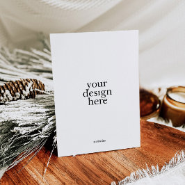 Impressão de cartões de Natal simples