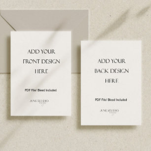 Impressão de Cartões Frente e Verso 5x7"