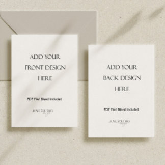 Impressão de Cartões Frente e Verso 5x7"