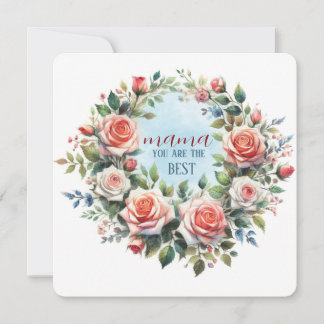 Impressão de Cartões Saudáveis "MAMA você é o MELH