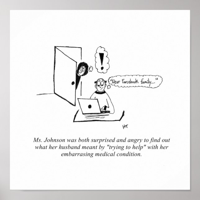 Impressão de Cartoon Gag (Frente)