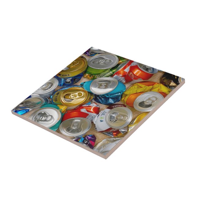 Impressão de CERVEJA feito de latas de alumínio (Lateral)