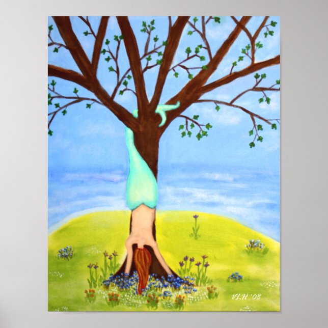 impressão de Cheio de Sereia "Fora de Água" (Frente)