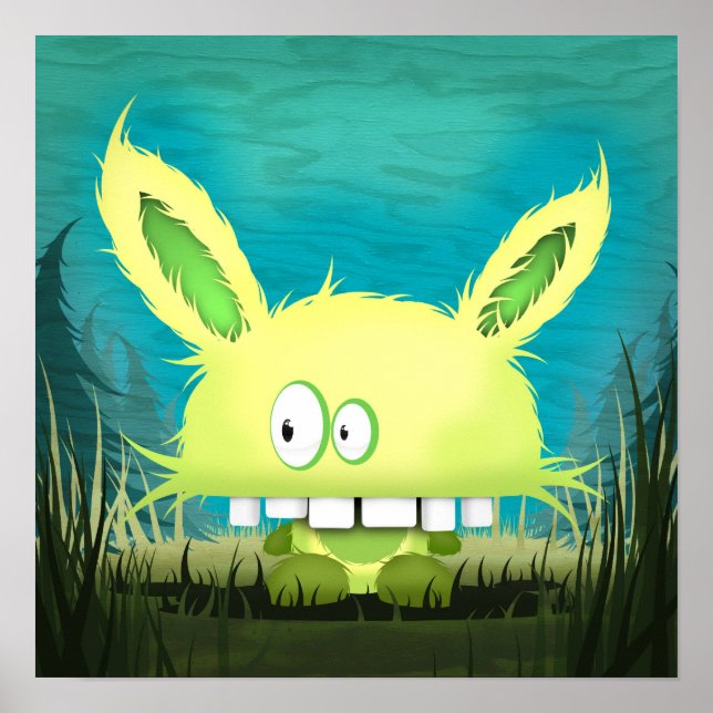 impressão de "Chomper Paranoico" (Frente)