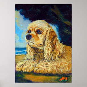 Impressão de Cocker Spaniel Wall