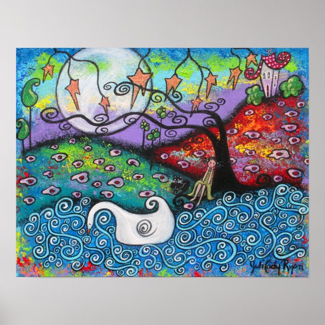 Impressão de Contemplação Meia-Noite (Frente)