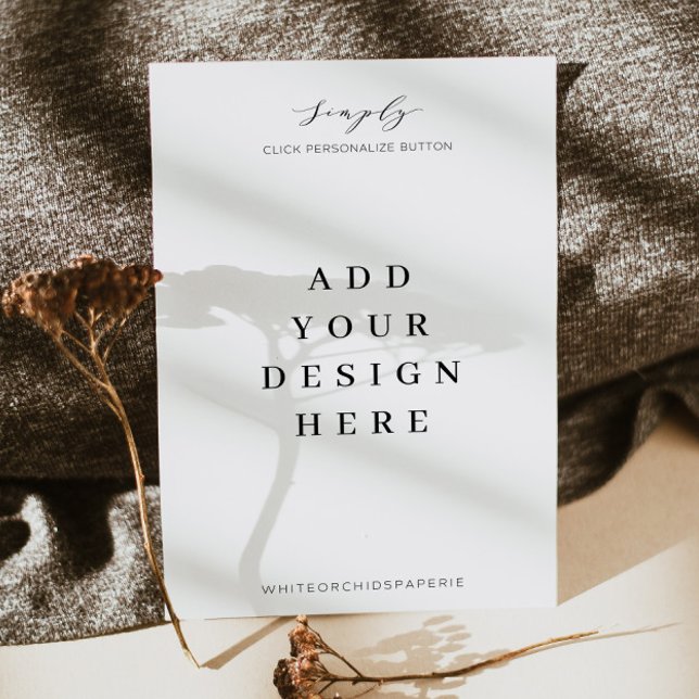 Impressão de Convite 5"x7" (Criador carregado)