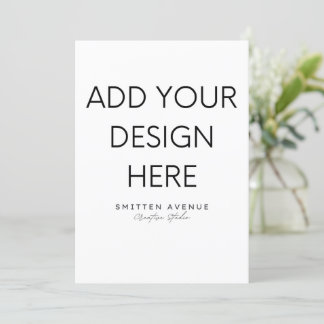 Impressão de convite 5x7"