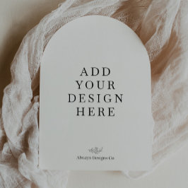 Impressão de Convite Arqueado 5x7"