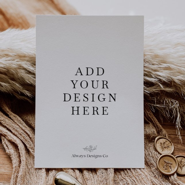 Impressão de Convite de Retrato 5x7" (Criador carregado)