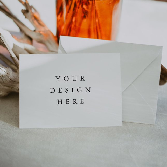 Impressão de convite paisagístico de 5 x 7" (Criador carregado)