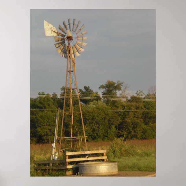 Impressão de cor do moinho de vento 3 (Frente)