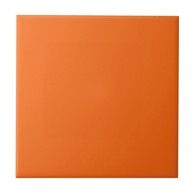 Impressão de cor sólida laranja brilhante Tigre (Frente)