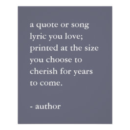 Impressão de Cotação Personalizada de Plum Desvane