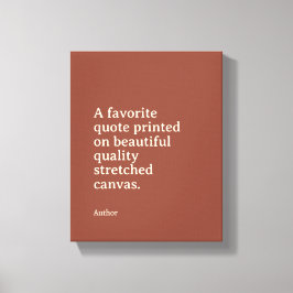 Impressão de Cotação Personalizada na Canvas