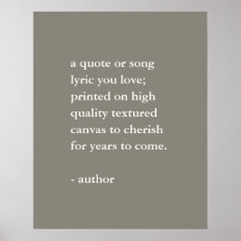 Impressão de cotação personalizada neutra