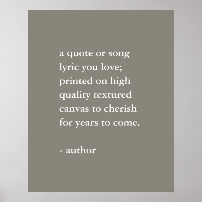 Impressão de cotação personalizada neutra (Frente)