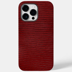 Impressão de Couro Vermelho