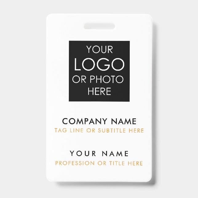 Impressão de Crachá de ID Personalizado para Funci (Frente)