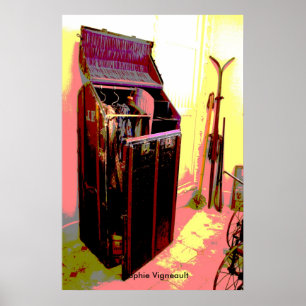 impressão de decor psicodélico