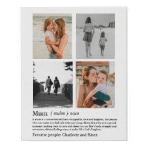 Impressão de definição de mãe | Natal de Mãe perso