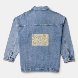 Impressão de Denim, Jaqueta da Vida Selvagem das M