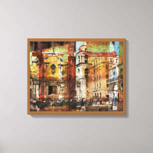 Impressão de desaparecimento da arte das canvas d