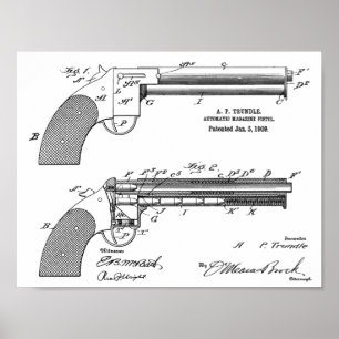 impressão de Desenho Automático de Arte Patente de