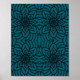 Impressão de Design Mandala, Papel de Poster de Va