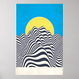 Impressão de Design Original Inspirado em Rock Psi