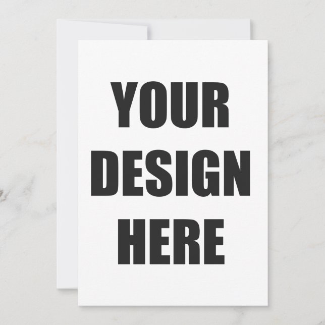 impressão de Design personalizado de convite 5x7 (Frente)