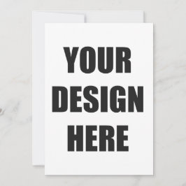 impressão de Design personalizado de convite 5x7