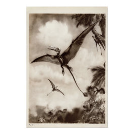 Impressão de dinossauro de Vintage #3