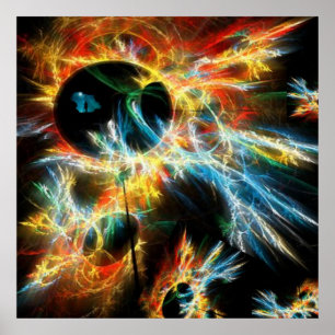 Impressão de eletrificação mística, Espaço, Univer