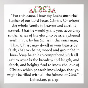 Impressão de Ephesians 3