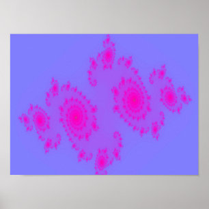 Impressão de espirros cor-de-rosa