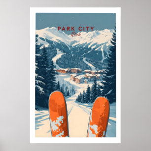 Impressão de Esqui Park City 1
