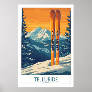 Impressão de Esqui Telluride - Colorado 1
