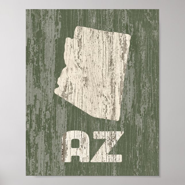 Impressão de Estado da Madeira arizona (Frente)