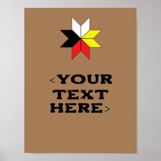 Impressão de Estrela Mi'kmaq