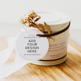 Impressão de Etiquetas de Favor Redondas 2x2"