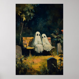 Impressão de Fantasmas Visitando Túmulo, Cartaz de