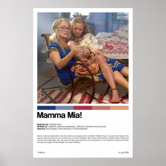 Impressão de filmes Mamma Mia