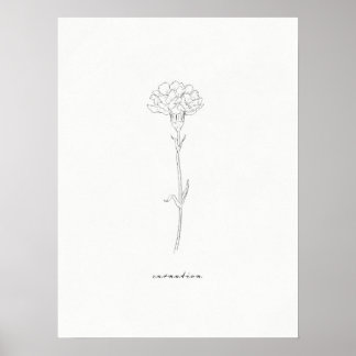 Impressão de Flor de Núcleo