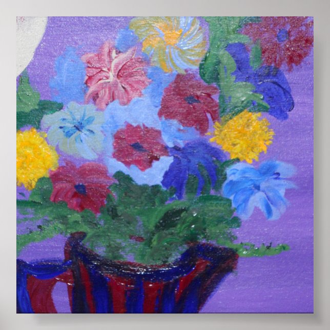 impressão de flores (Frente)