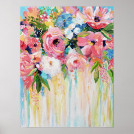 Impressão de Flores Selvagens, Arte em Poster de P