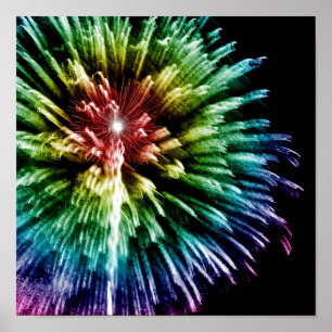 Impressão de fogos de artifício
