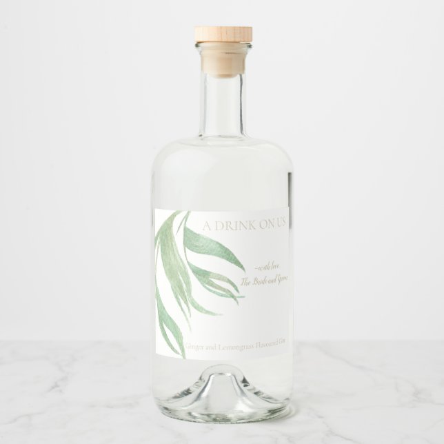 Impressão de folha tropical (Frente)