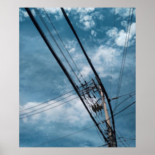 Impressão de foto 20x24 Urban Sky Seul Coreia do S